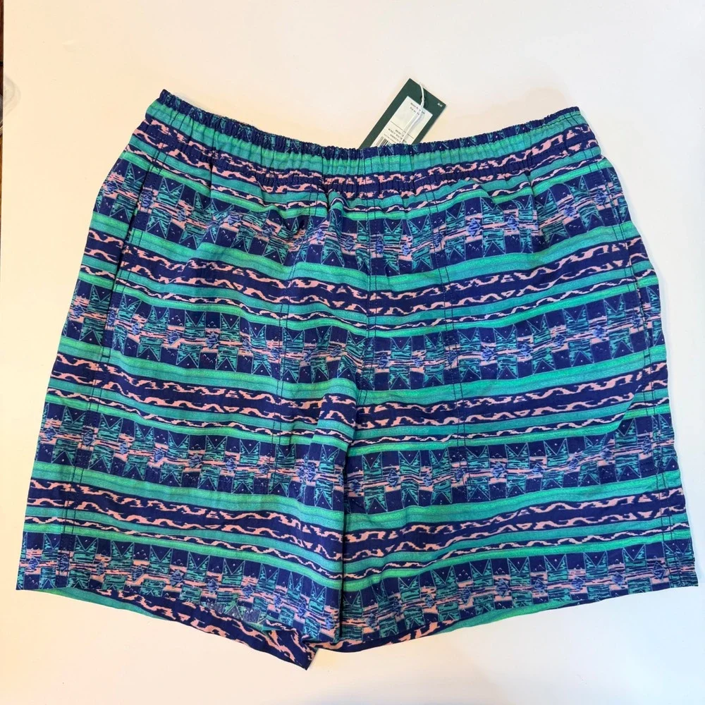 NWT Alpine Design Mens Swim Trunks Blue Horizon Lined 5